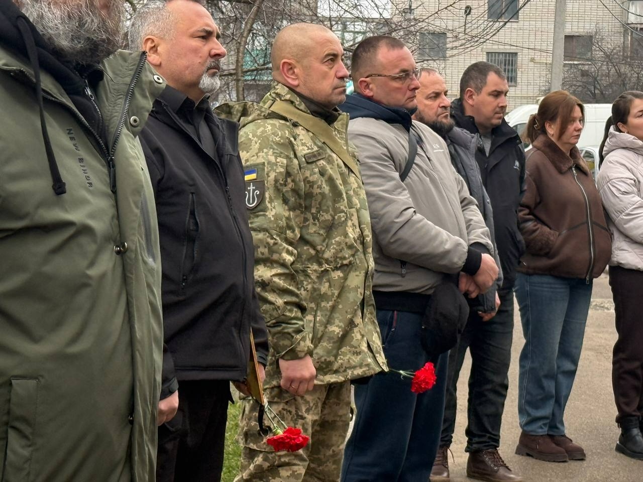 Меморіальну дошку Костянтину Щербаченку відкрили на будинку, де він жив у Первомайську