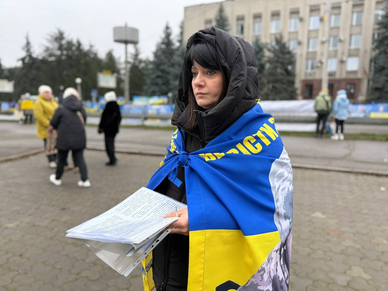 У Первомайську відбулася остання у 2025 році акція на підтримку полонених та зниклих безвісти