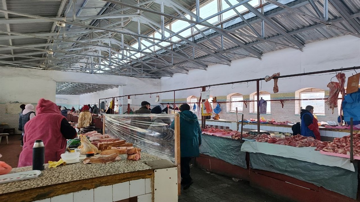 У м'ясному павільйоні