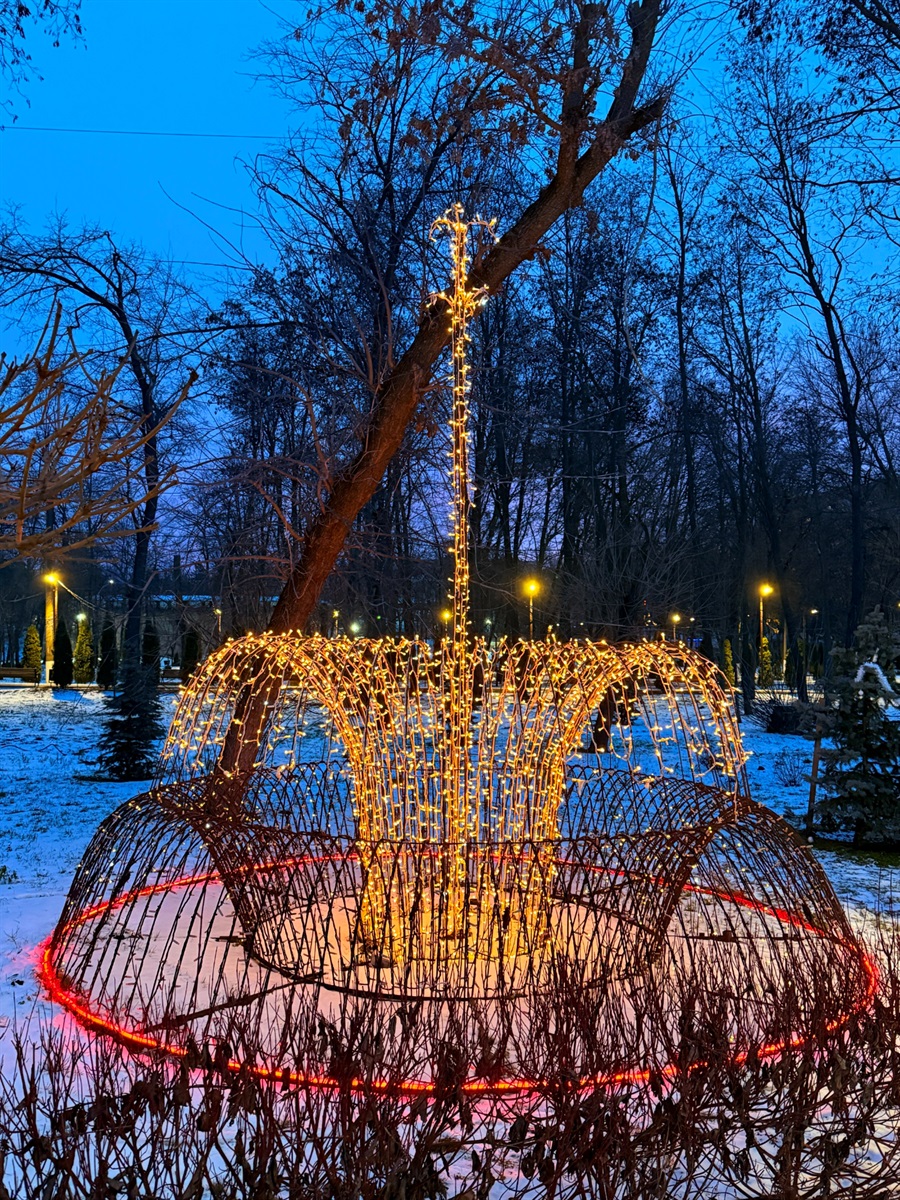 Зимовий захід сонця над Бугом: фотоальбом