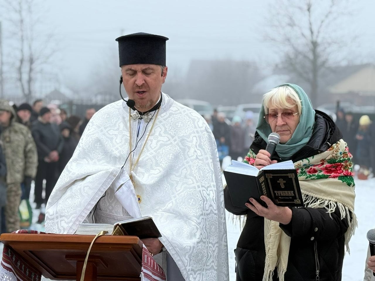 Молитва за Україну об’єднала громаду: у Первомайську відзначили Водохреща