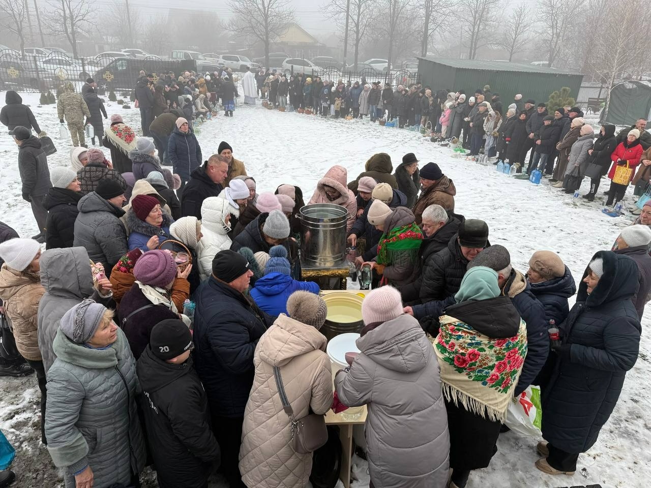 Молитва за Україну об’єднала громаду: у Первомайську відзначили Водохреща
