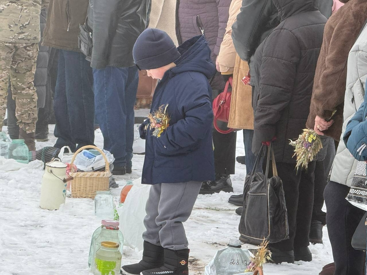Молитва за Україну об’єднала громаду: у Первомайську відзначили Водохреща