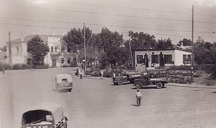 Медучилище, автостанція. 1950-ті роки