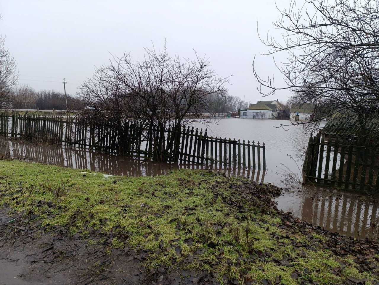 Вулицю Молодіжну в Кумарях підтопило: вода вже в підвалах будинків