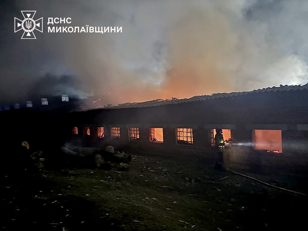 У Грушівці на Первомайщині сталася пожежа на території ферми