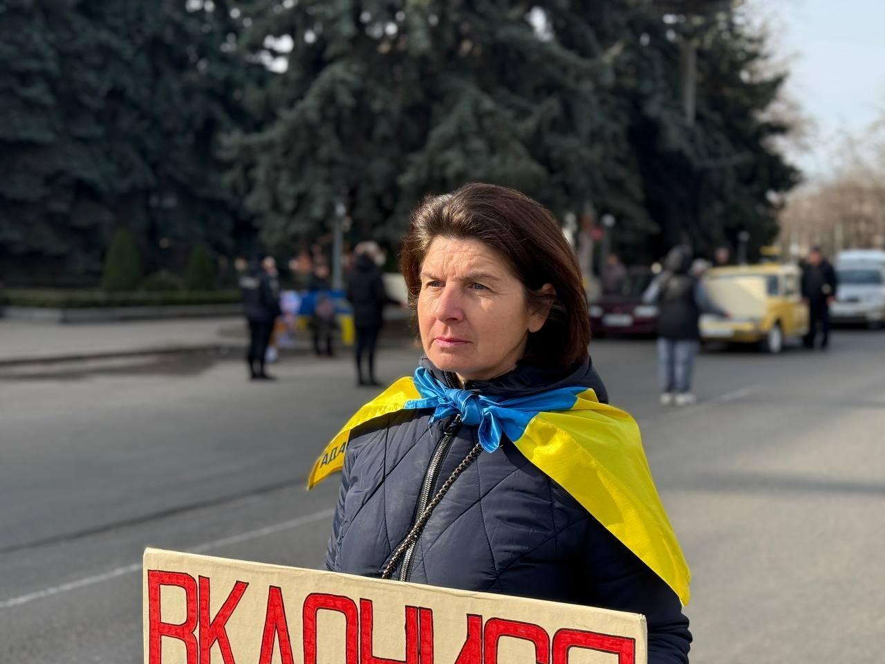 У Первомайську родини полонених і зниклих безвісти виходять на акцію, щоб не втратити надію