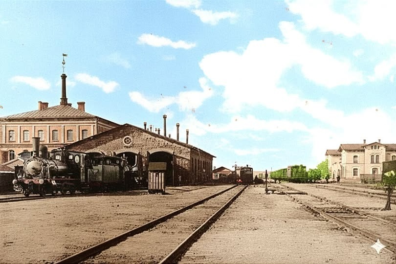 Паровозне депо в Голті