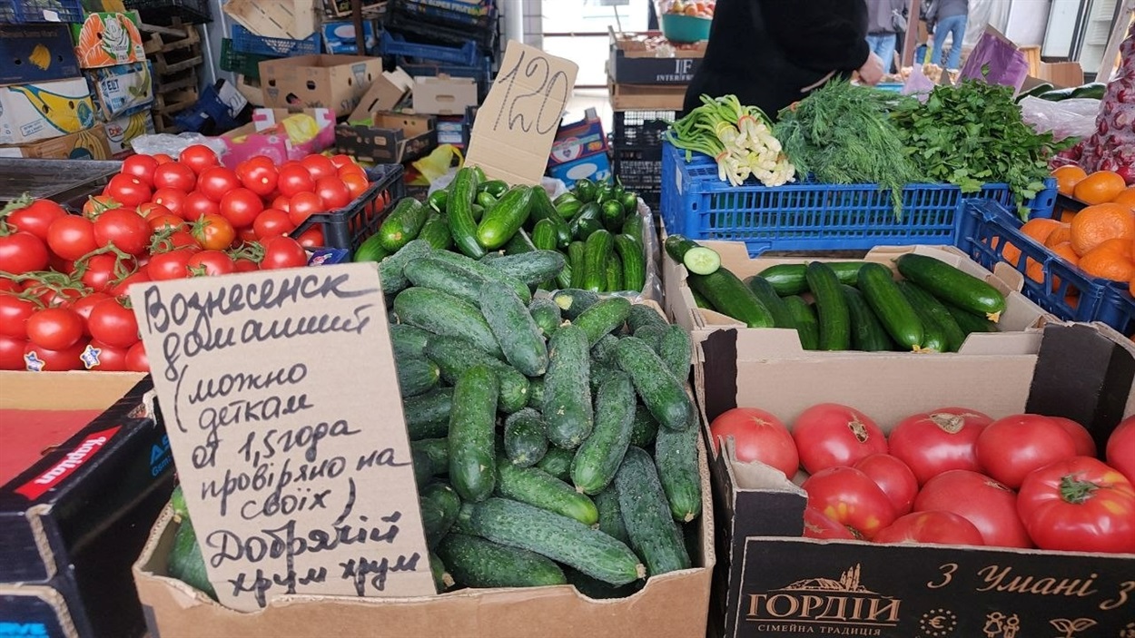 Помідори, огірки