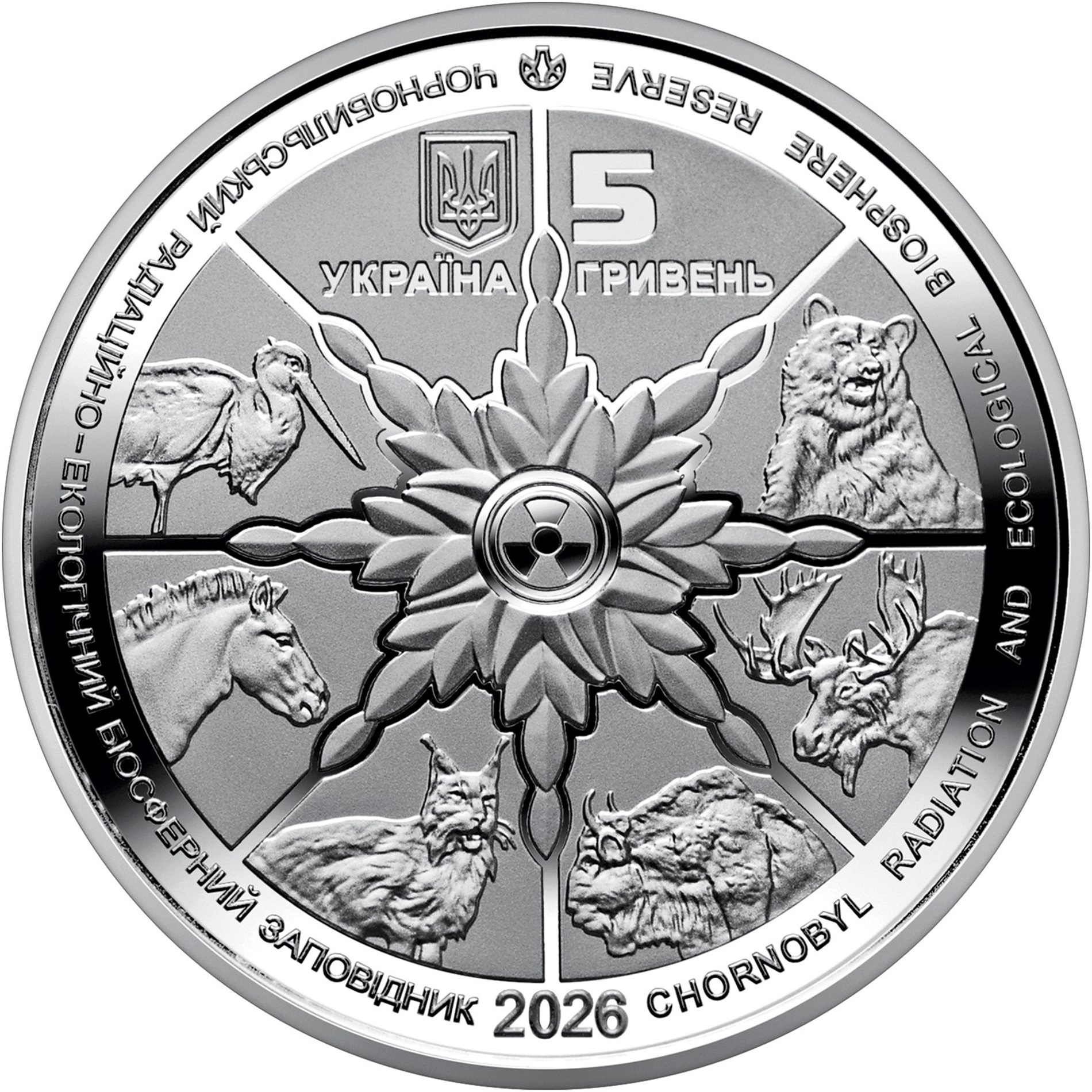 Символ сили природи: НБУ випускає пам’ятну монету «Чорнобиль. Відродження. Зубр»
