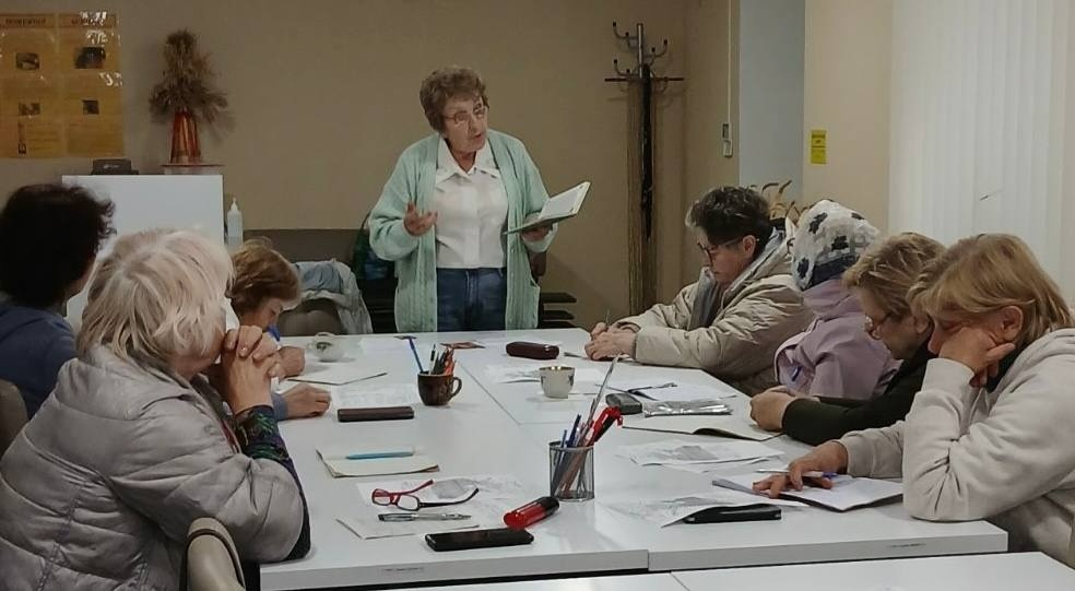 Валентина Козакова в Університеті третього віку