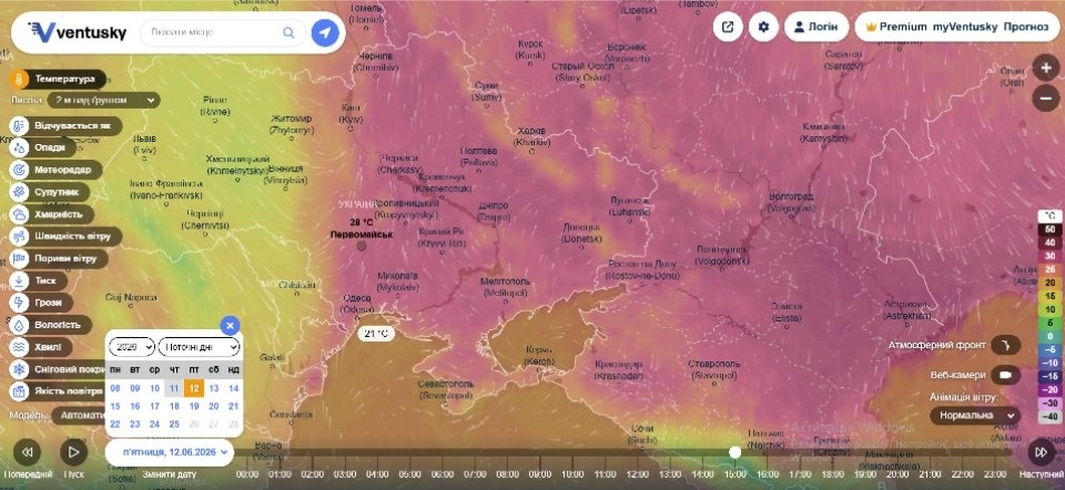 Погода на Вентускай