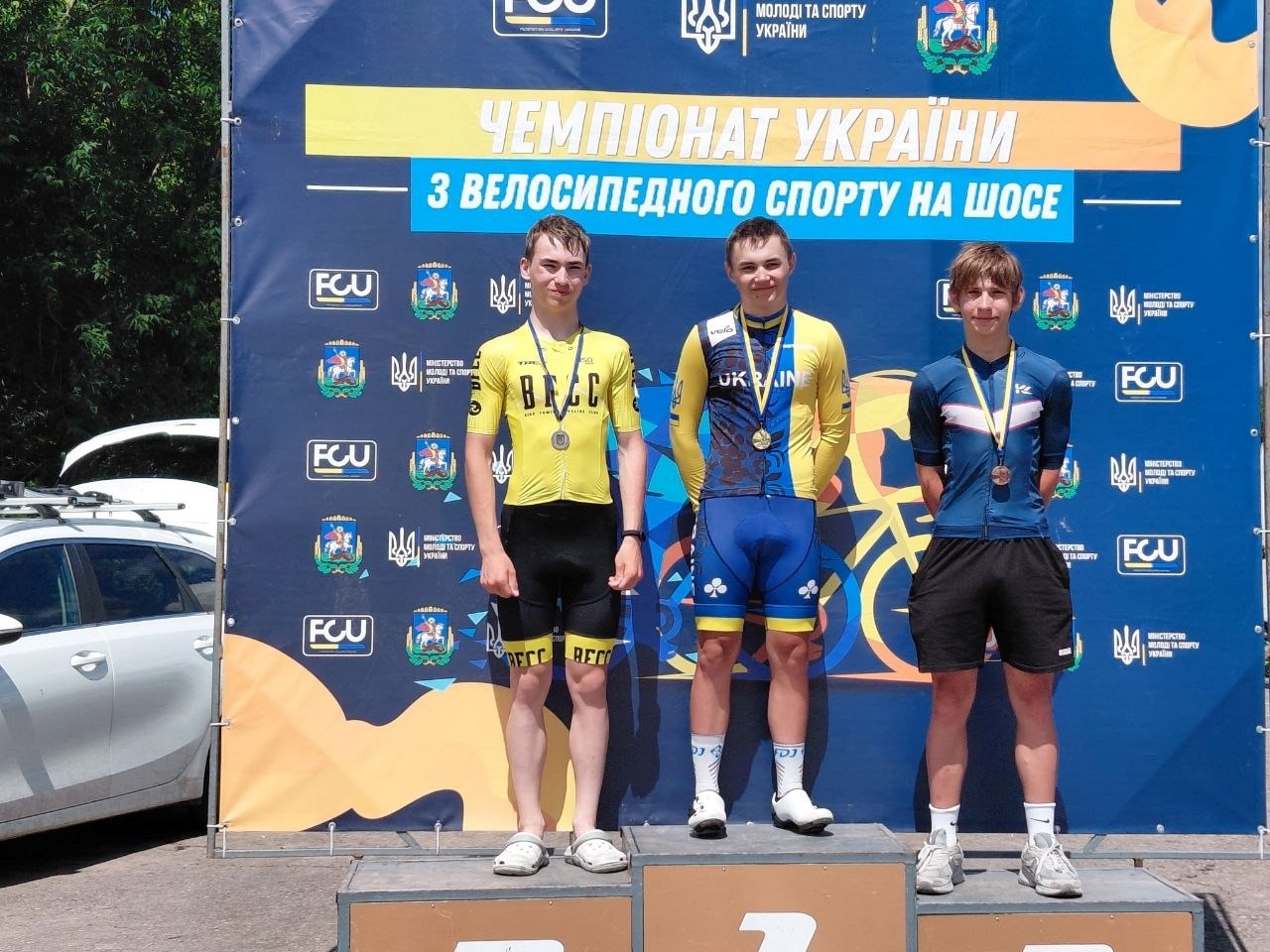 Троє первомайських велосипедистів здобули медалі. Результати чемпіонату України