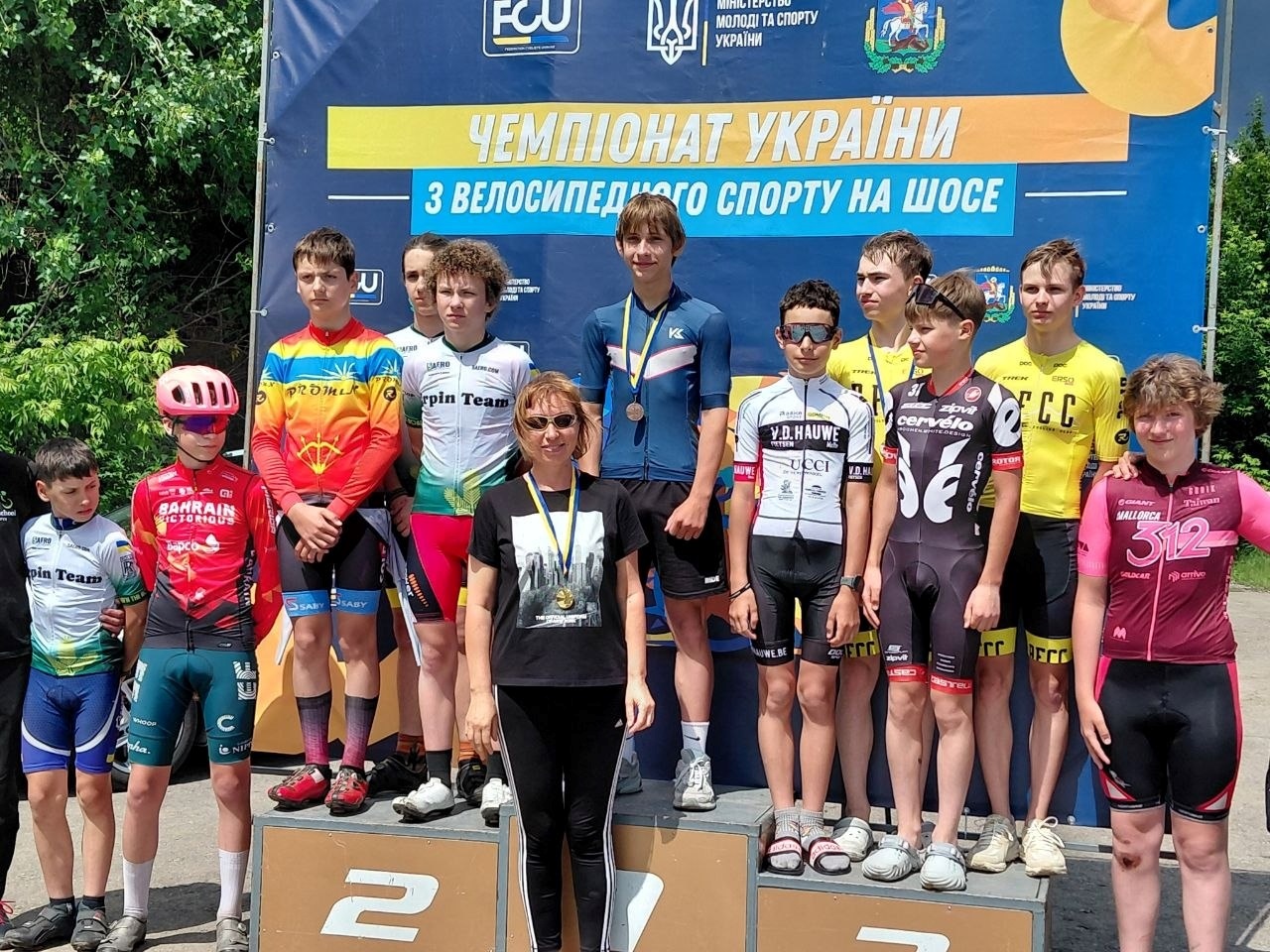 Троє первомайських велосипедистів здобули медалі. Результати чемпіонату України