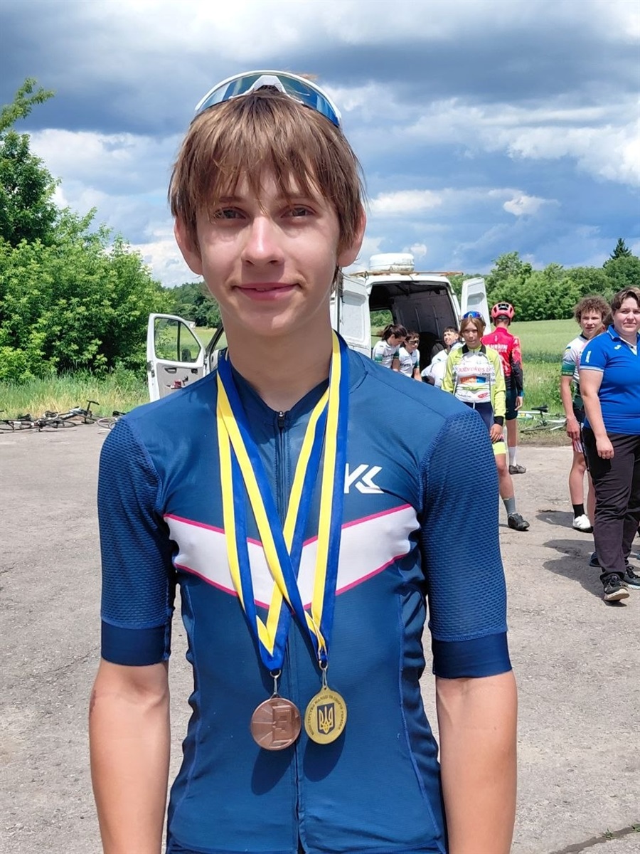 Троє первомайських велосипедистів здобули медалі. Результати чемпіонату України