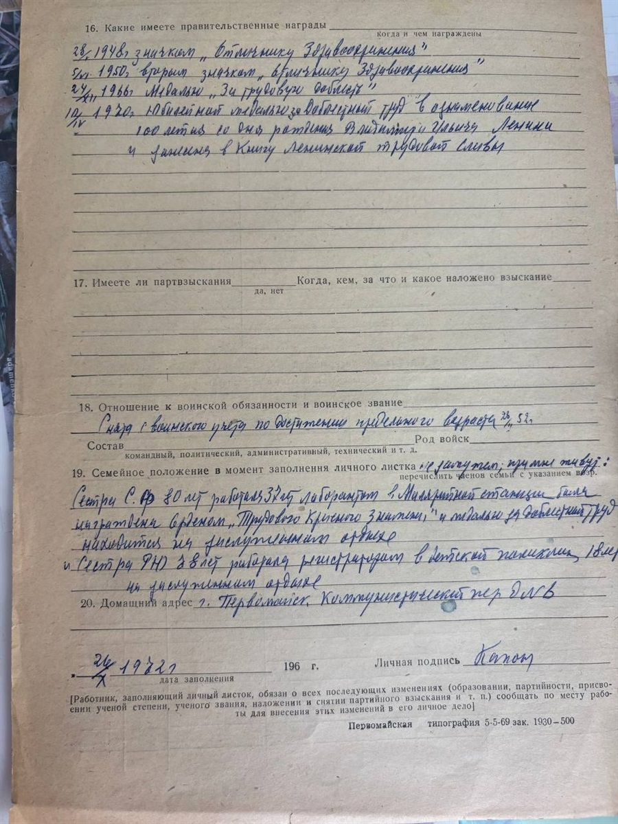 Тьма єгипетська відступала перед нею: архівні документи розкривають долю знаменитої лікарки Капон