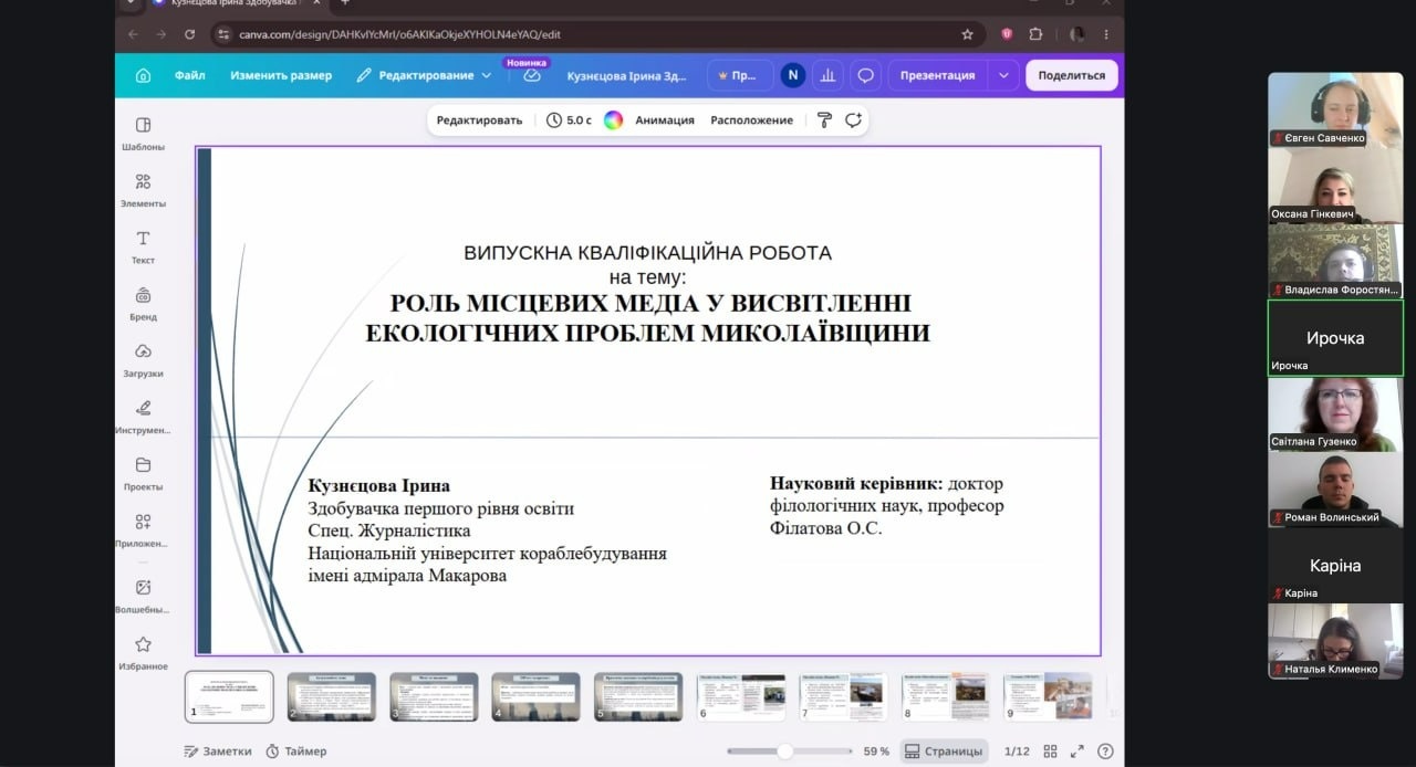«Ми вже колеги»: у НУК відбувся захист бакалаврських робіт