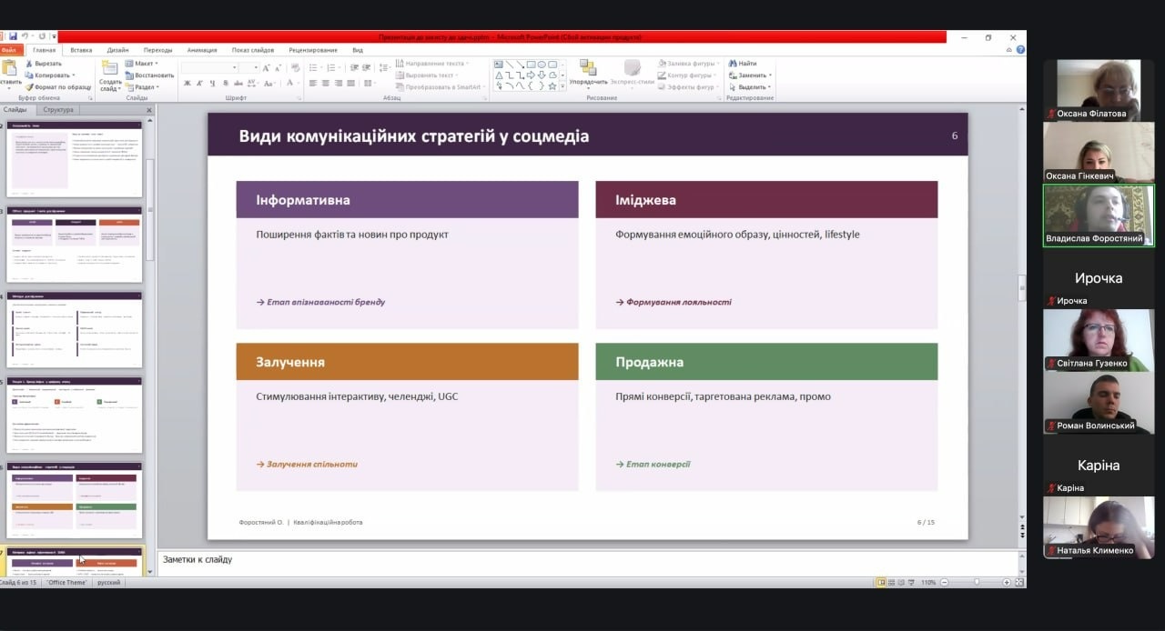 «Ми вже колеги»: у НУК відбувся захист бакалаврських робіт