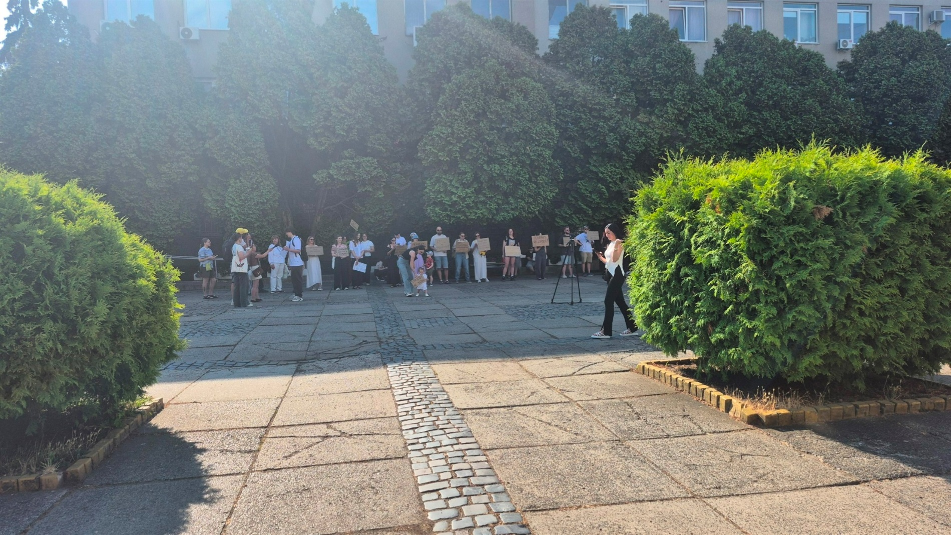 Українці протестують через кадрові рішення щодо Міністерства оборони: фото