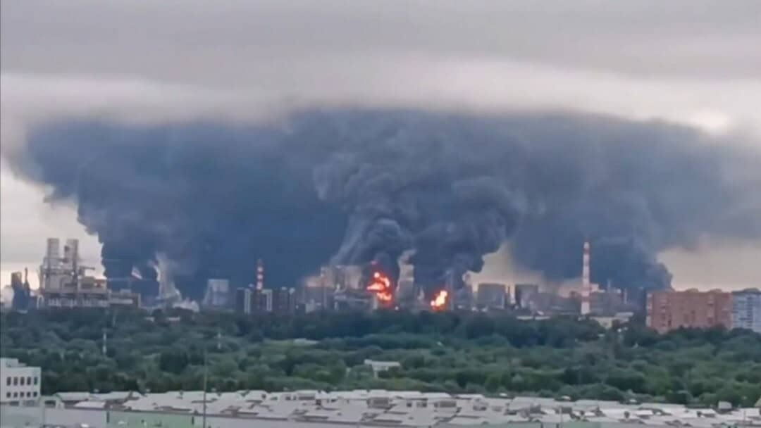 Пожежа на Московському НПЗ, 18 червня 2026