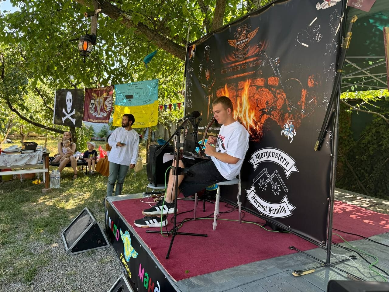 «Мотомандри Falcons. Колесо історії»: як на байкпосту у Первомайську ожила історія