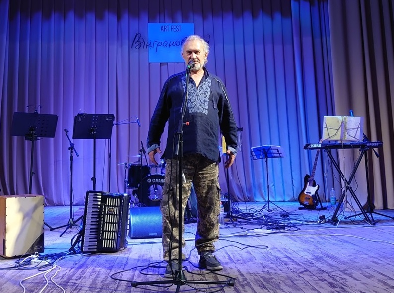 Сашко Лірник на Вінграновський ART Fest