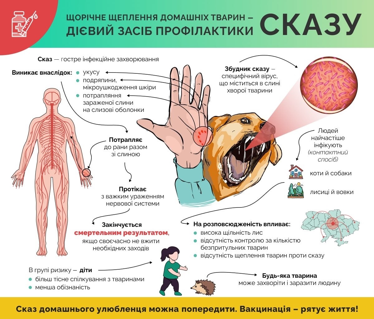 На Первомайщині ввели карантин через сказ: що потрібно знати жителям громади