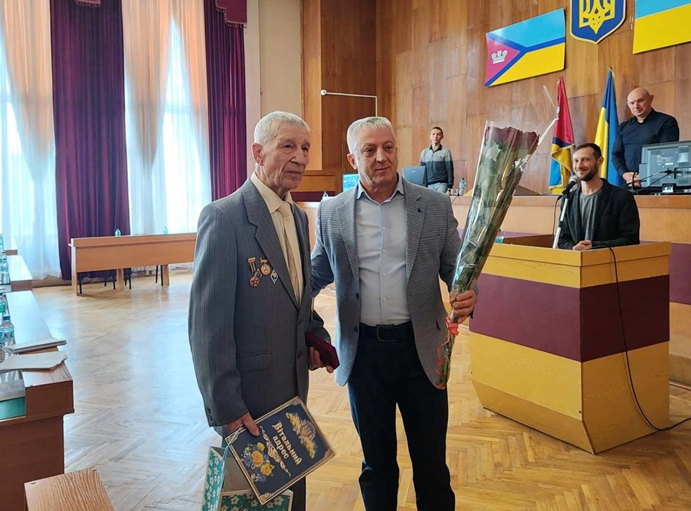 Валентин Ткачук та Олег Демченко, сесія у Первомайську