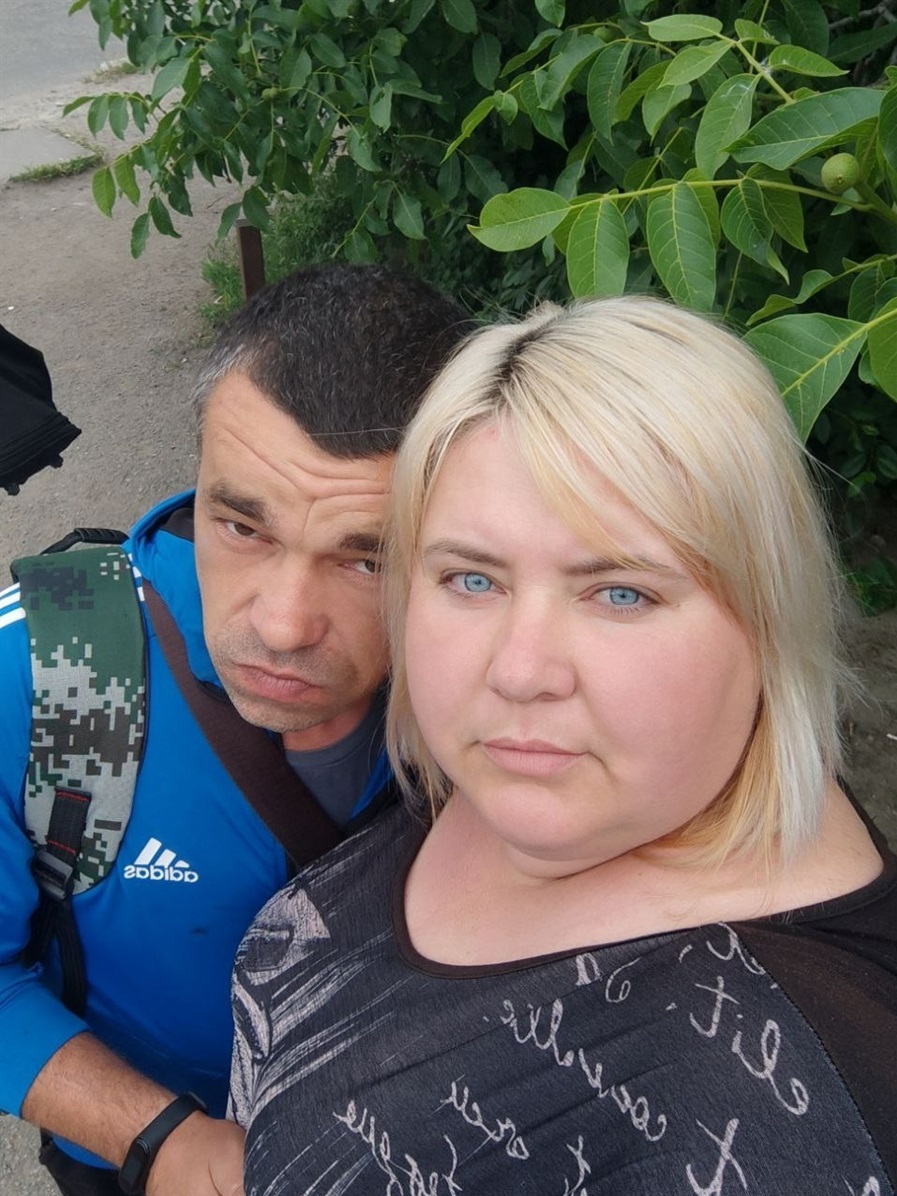 Подружжя Сорокіних у день відправки Івана на службу