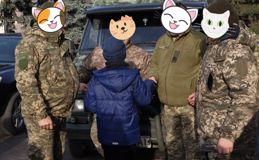 Військовослужбовці подякували дітям та батькам